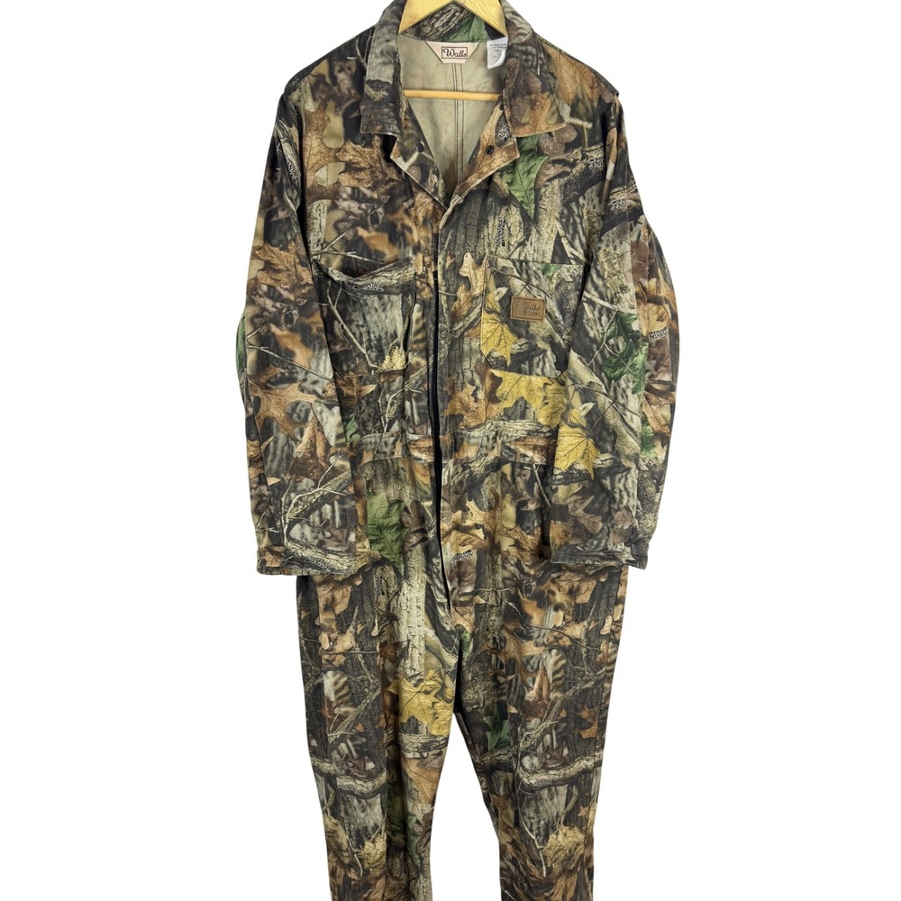 Walls Advantage Timber Camo Coveralls Mens 2XL Regular Hunting Jumpsuit 64033ATX